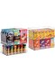Set of 4 Clear Plastic Stackable Food Fridge Storage Organizer Box with Wide Open Front for Kitchen and Table - 3