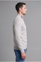 Standard Fit Regular Cut Mock Neck Half-Zip Basic Plain Knit Sweater A5184AX24AU - 4