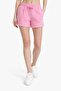 Muslin Fabric Lace-Up Comfortable Cut Shorts - 2
