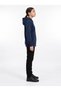 Girl's Hooded 3-Thread Top - Sweatshirt with Full Zipper Pockets - 3