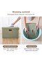 Foldable Storage Boxes with Lids, Fabric Storage Box with Handle for Clothes, Quilts, Blankets, Closet Organizer C - 5