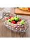 Bta Tt Crystal Glass Fruit Bowl, Modern Stylish Fruit Baskets for Kitchen Countertop, Tabletop, and Dining - 5
