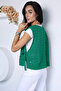 Emerald Green Gülseli Women's Side-Tie Knit Sweater - 4