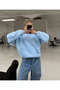 Basic Hooded Sweatshirt – Oversize Model - 3