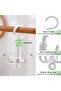 Belt Hanger, Small Space Storage and Organizer, 2 Piece Set, 360° Rotatable Portable Closet - 6