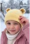 4-7 Years Old Girls' Soft Textured Beanie with Ear Protection