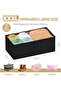 Furniture 12" under Bed Storage Containers (Black) - 2