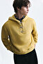 Boxy Fit Metal Clip Closure Sweatshirt - 6