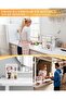 Clear Pastry Display Case, Bread Case for Kitchen Countertop-4 Layers Adjustable, Large Capacity Cle - 2