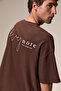 Elan men's printed and embroidered brown t-shirt - 5