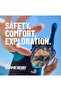 Bali Dry Full Face Snorkel Mask for Adults Silicone Seal Central Snorkel Fresh Air Circulation Anti Leak Wide View Polycarbonate Lens Foldable Design for Comfortable Safe Snorkeling - 7