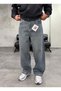 Super Baggy Washed Vintage Gray Fit Jeans - 2