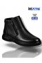 Genuine Leather Men's Winter Boots - Fully Fur Lined Inside - Double Zipper - Sizes 40-48 - 2