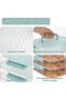 4-Layer Stackable Cookie Airtight Storage Containers with Lids, Portable Plastic Cookie Storage Case - 4