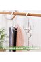 Belt Hanger, Small Space Storage and Organizer, 2 Piece Set, 360° Rotatable Portable Closet - 7