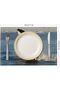Killer Whale Linen Placemats Set of 4 Washable Placemats Premium Solid Table Placemats for Dining Ta - 2