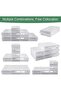 9 Pcs Plastic Stacking Storage-in-Drawer Cabinet- Desktop& Wall Mounted 9 Drawer Storage Closet with - 4