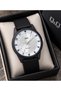 10 Atm Water Resistant Silicone Watchband Silver Color Dial Unisex Wristwatch with 2 Year Warranty - 3