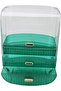 Makeup Storage Organizer, PET Cosmetic Organizer Box with Lid and - 4