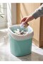 Modern Square Plastic Trash Can Without Lid-Waste Bin for Office,Bathroom,Bedrooms, and Kitchen - 3