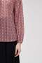 Women's Patterned Long-Sleeve Blouse - 5