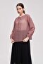 Women's Patterned Long-Sleeve Blouse - 2
