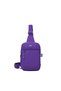 Micro Poly Fabric Women's Bodybag Messenger Bag 3337 Purple