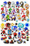 Sonic 52 Piece Sticker Set |   Sticker Pack - 2
