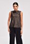 Women's Patterned Sleeveless Top