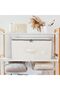 Durable See-through Storage Box Bins with Dual Handles and zipper Lid Foldable Organizer for Clothes - 6