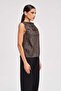 Women's Patterned Sleeveless Top - 2
