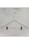 6 Pieces of Nickel-Plated Llama Hook Skirt and Trouser Hangers 43 cm - 2
