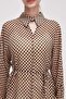 Women's Patterned Long-Sleeve Blouse - 4