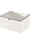 Durable See-through Storage Box Bins with Dual Handles and zipper Lid Foldable Organizer for Clothes