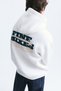 Oversize Washed Hooded Sweatshirt