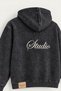 Ravage - Black - Hooded Double Zipper - Cotton Men's Sweatshirt - 3