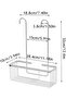 Bathroom Hanging Rack Shelf Organizer Stainless Steel Bath Kitchen Storage Rack Basket Holder Shampo - 2