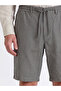 Lcw Vision Green Regular Fit Dobby Men's Shorts - 4