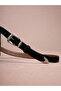 100% Genuine Suede Leather Thin Tin-Coated Buckle Belt 3 cm - 5