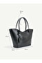 Black/Red Shk354 Large Shoulder Bag and Mini Crossbody Bag Set - 7