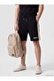 Xside Black Regular Fit Men's Shorts
