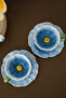 Carmen Porcelain 2-Piece Cup Set – Blue - 4