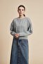 Cropped Cardigan with Long Sleeves and Button Front - 3