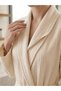 Shawl Collar 4 Layer Muslin Bathrobe - Unisex 100% Cotton Bathrobe - 2