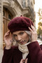 Women's Parisienne Model Plush Painter Beret