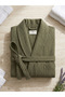 Shawl Collar 4 Layer Muslin Bathrobe - Unisex 100% Cotton Bathrobe - 4