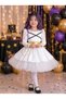 Rumi K-Pop Inspired White Dress Evening Gown & K-Pop Inspired Birthday Dress & Rumi Party Costume - 2