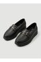 25075610K Genuine Leather Orthopedic Women's Daily Loafer Shoes with Metal Accessories - 6