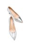 Vega Alba Women's Pointed Toe Heeled Shoes 00122237 Silver Crocodile - 6