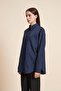 Longline Plain Shirt with Long Sleeves - 3